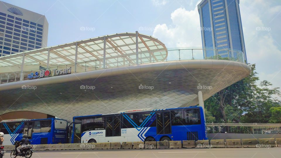 Beautiful bus stop design