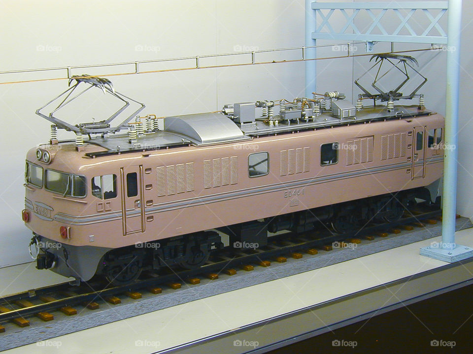 TRAIN MODELS AT TOKYO TRANSPORT MUSEUM JAPAN