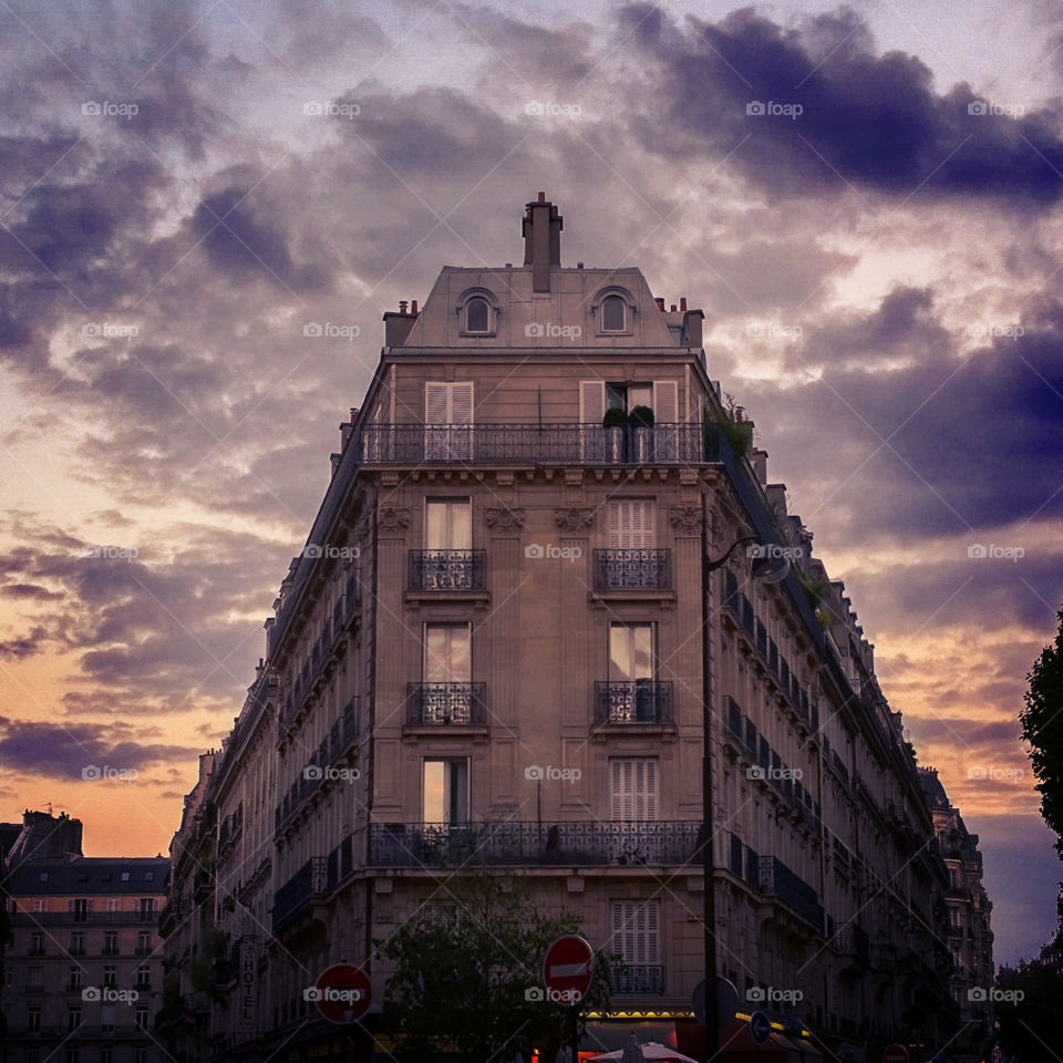 Paris facade.