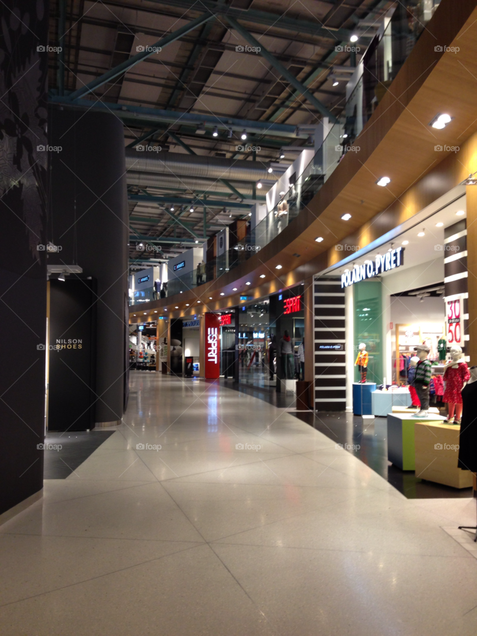 empty shopping stores mall by MagnusPm