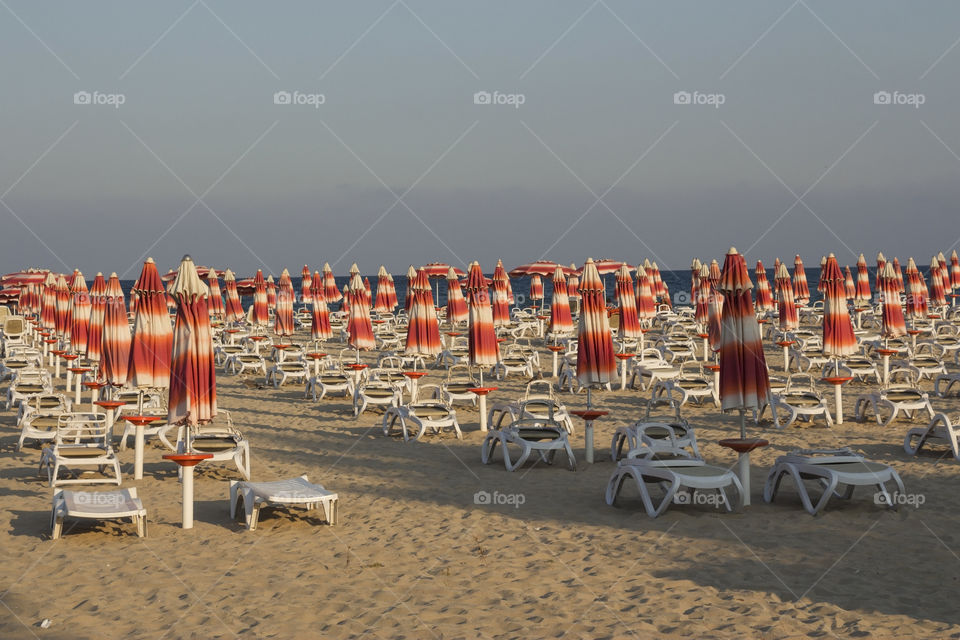 Umbrellas on the beach
