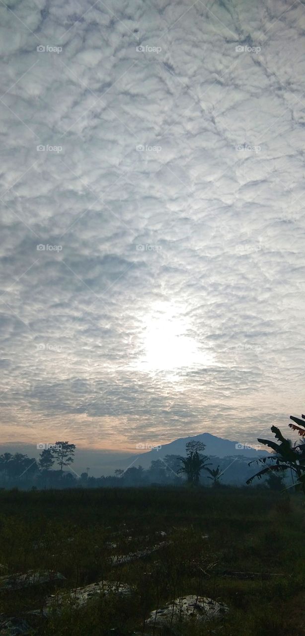 beautiful clouds in the morning