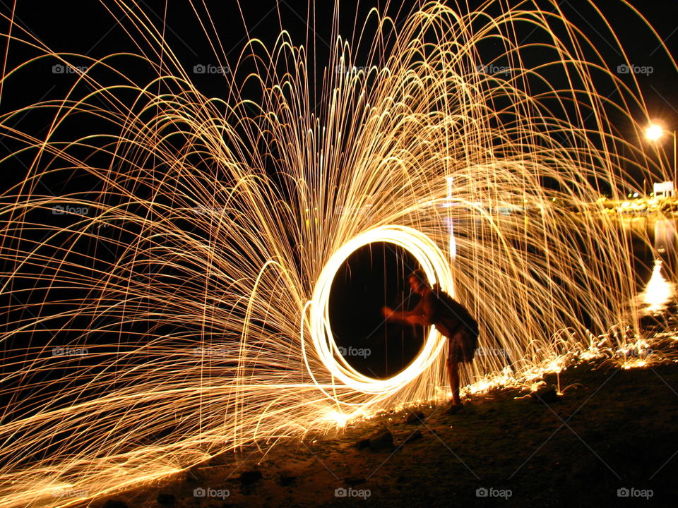 Still will sparkling in the sky twirling and whirling