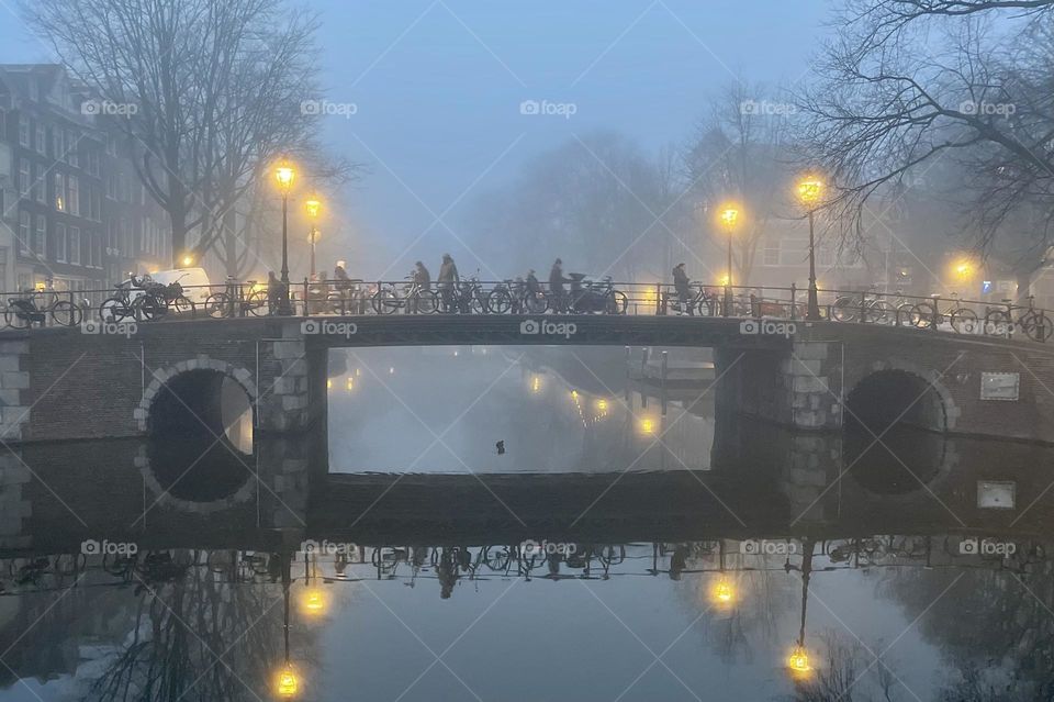 Misty Morning in Amsterdam