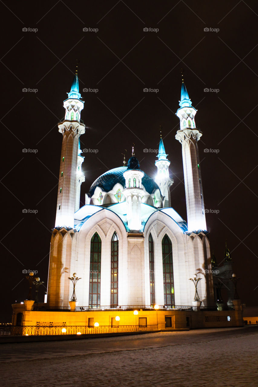 night cityscape of Kazan