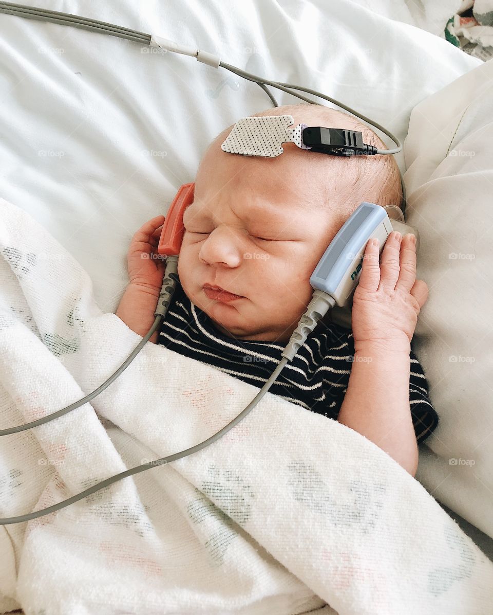 Our Miracle Baby Passing His Hearing Test