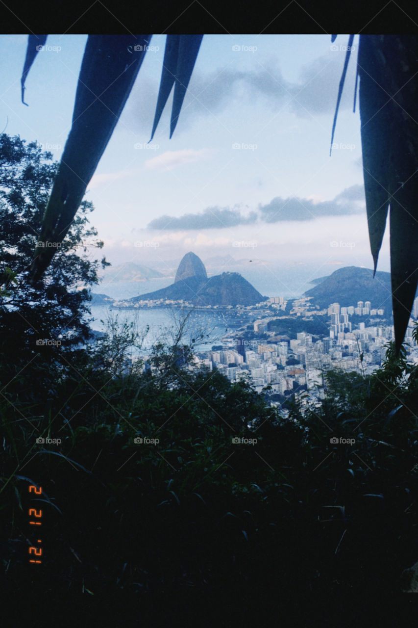 Vista do mirante dona marta no Rio de Janeiro