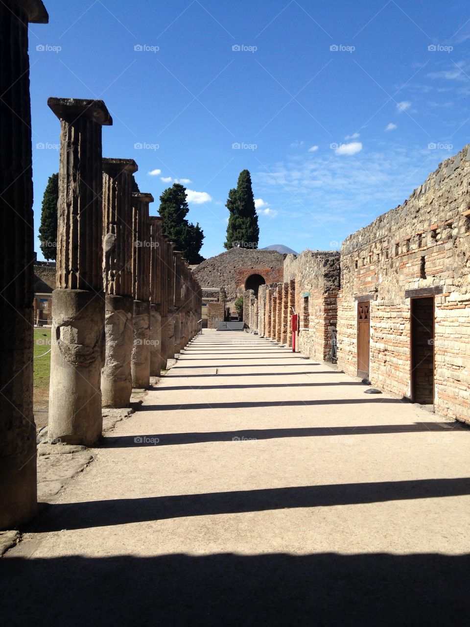 Pompeii ruins. Rome, Italy 