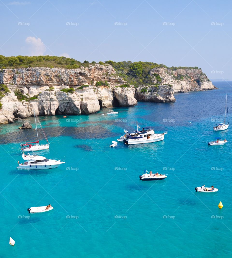 Menorca island beautiful view 