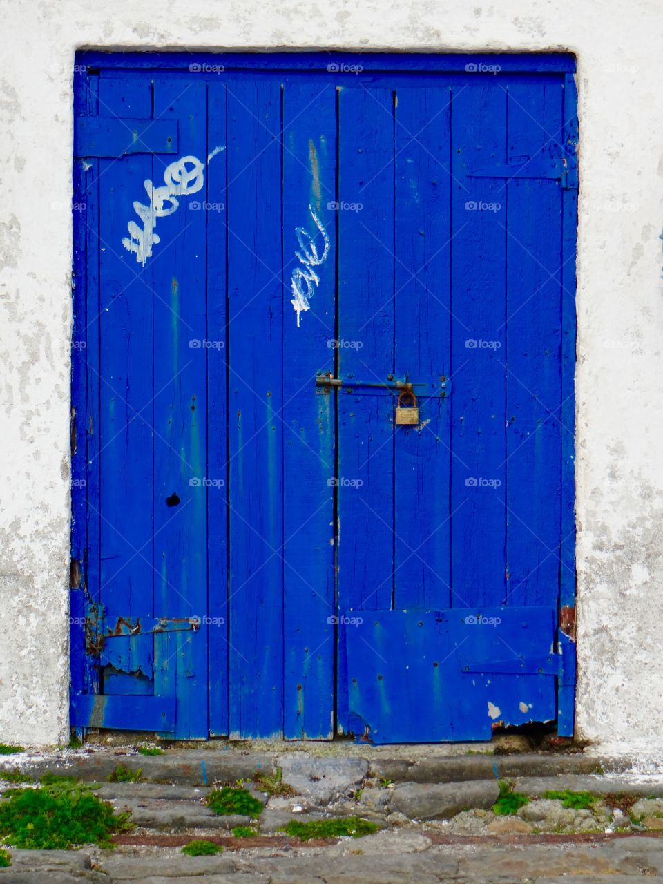 Blue doors