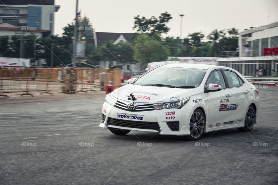 Toyota Altis drift show 