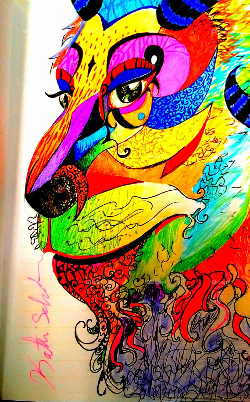 from my sketch book. i drew this :)