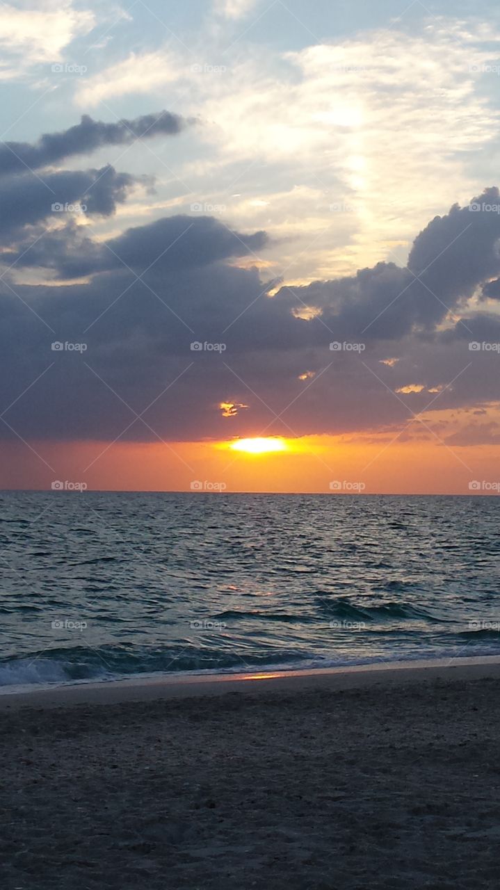 sunset. Florida sunset