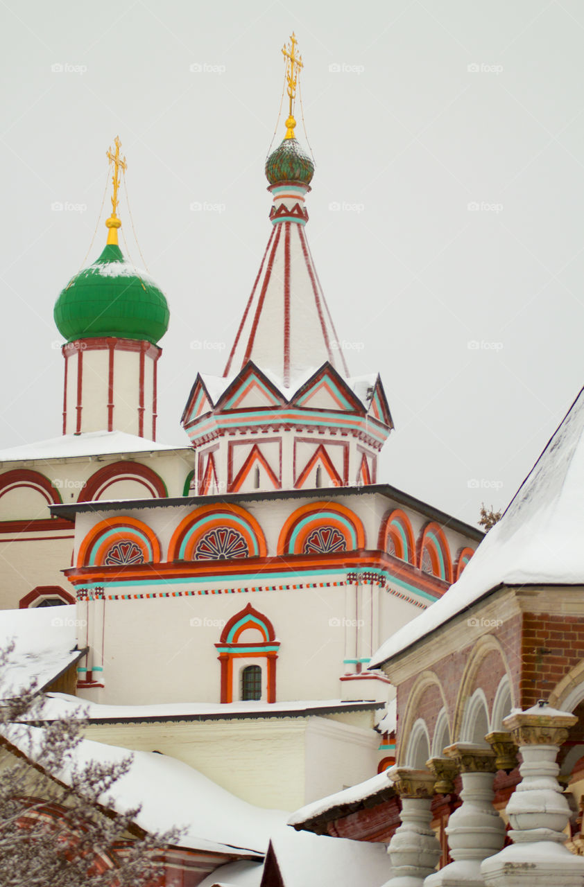 Russia, Zvenigorod, temple