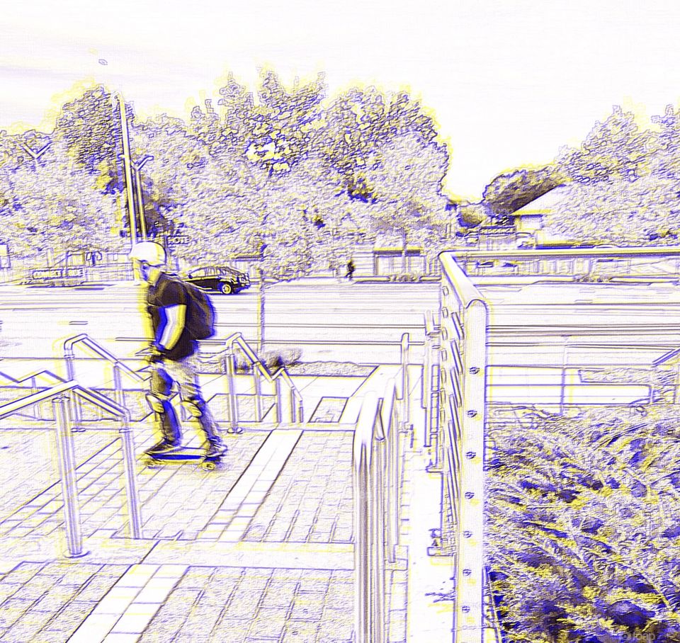 Skating boarding from a to b