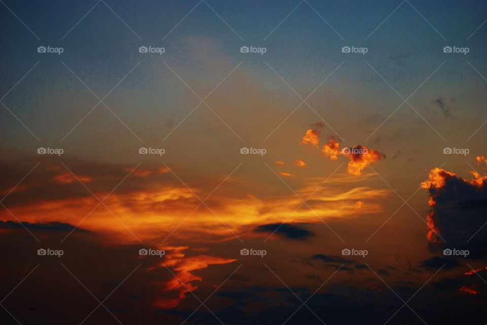 Sunset clouds