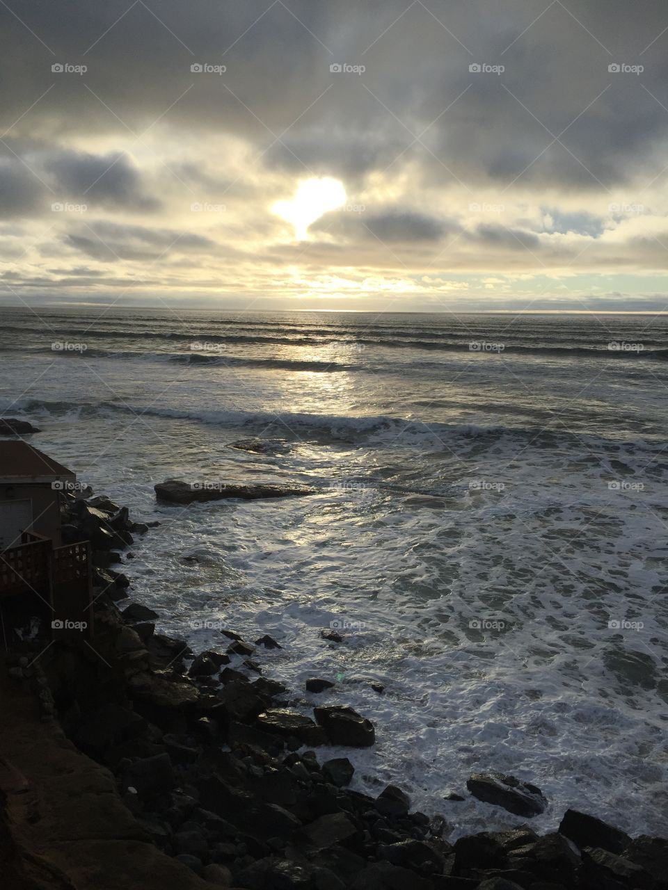 Sun Down, over the Ocean