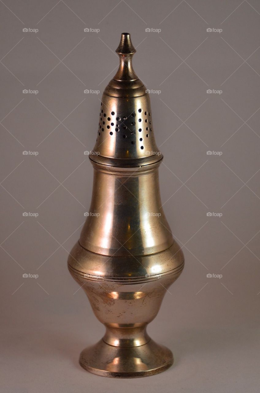 Silver Salt Shaker.
