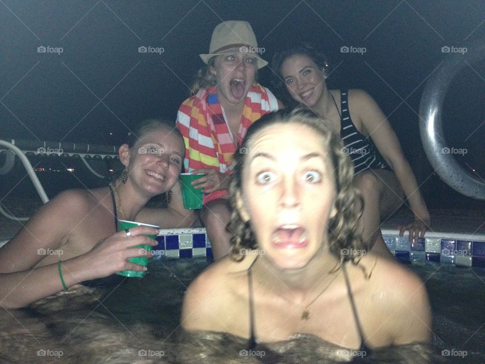 Jacuzzi party
