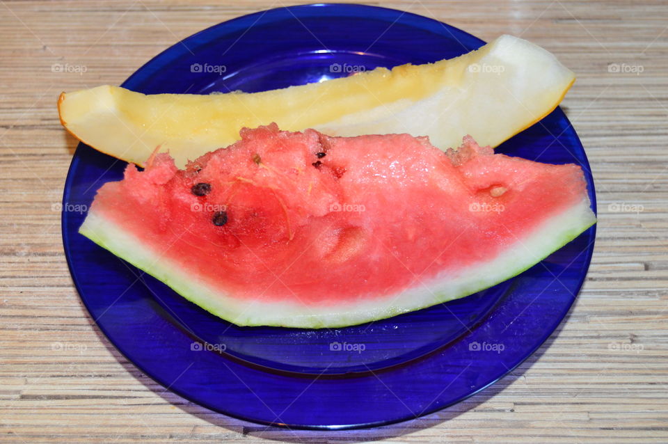 watermelon and melon