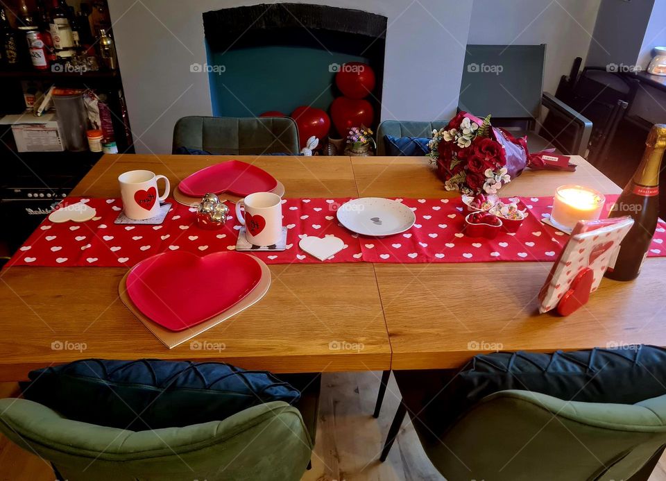 valentines table