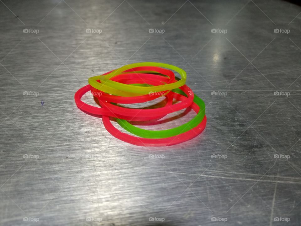 Colorful rubber band