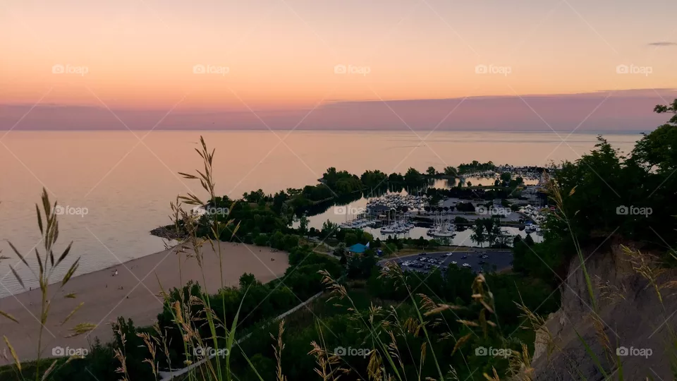 The bluffs
