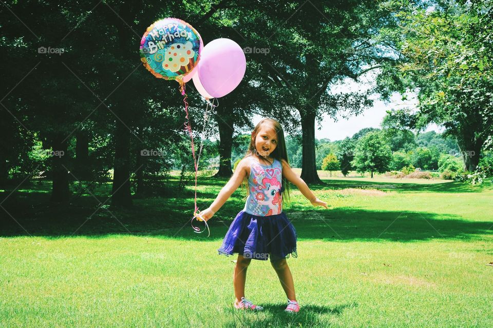 Fun, Happiness, Grass, Girl, Summer