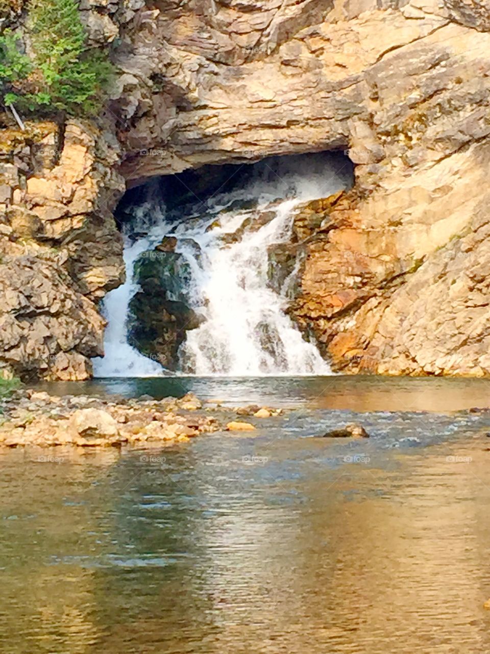 Running Eagle Falls, Glacier National Park