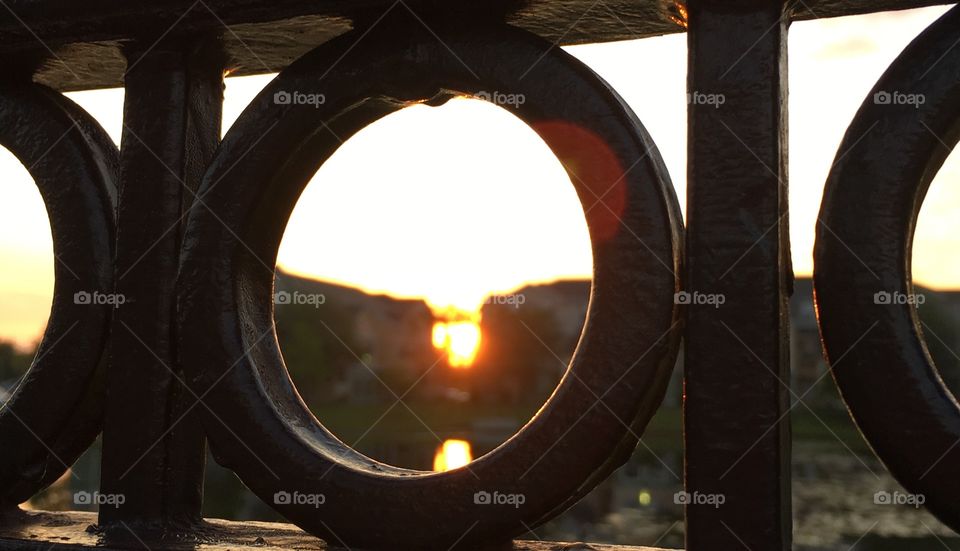 Circle, circle, dot, dot.