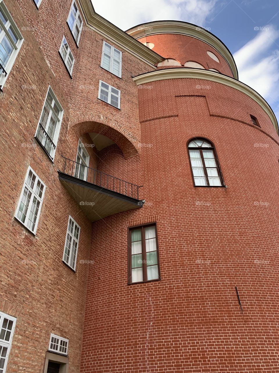 Castle seen from below