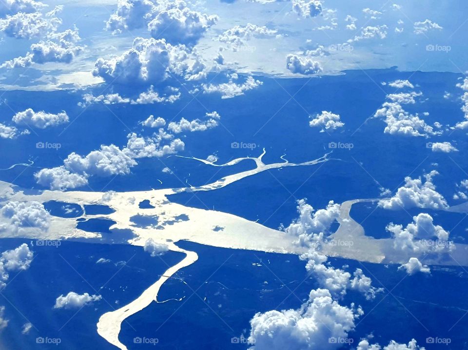 Bangkok bound from Phuket Thailand.  Beautiful Ariel view.