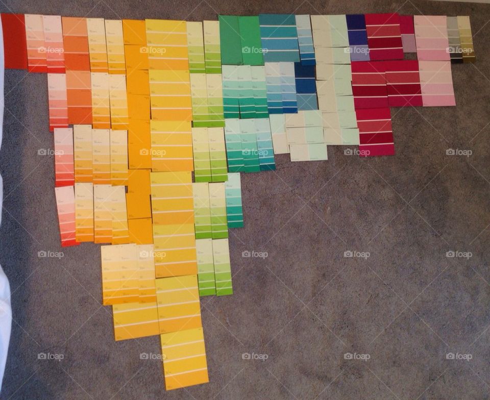 Paint swatches 