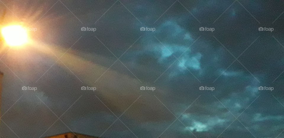 Couché de soleil à Mons en baroeul