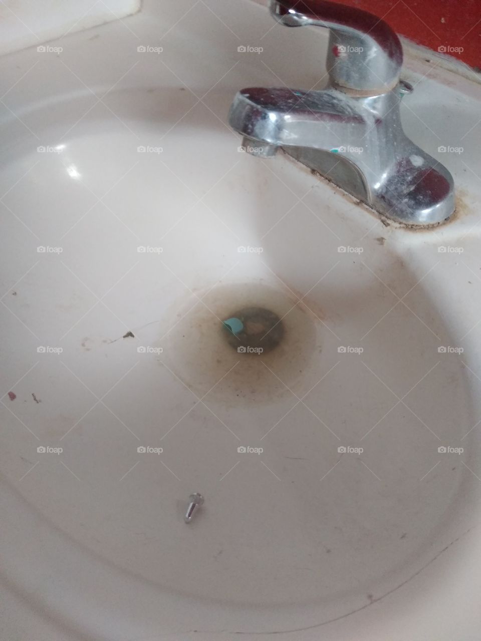Clogged nasty sink