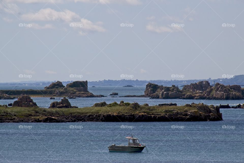 view of the coast of the sea