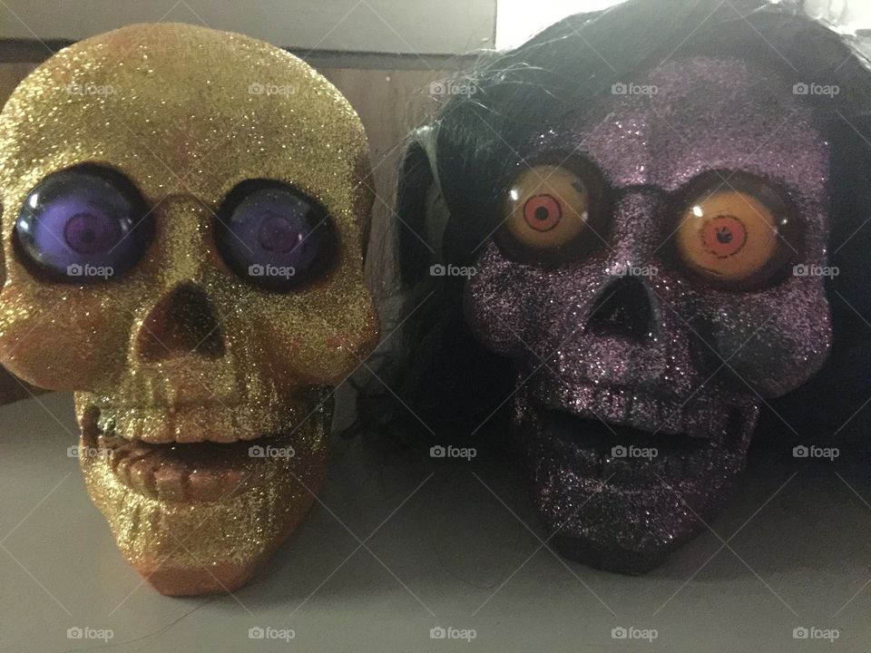 Happy Halloween Skulls
