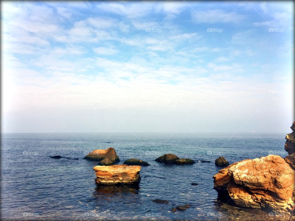 The beach of thousand stones...
