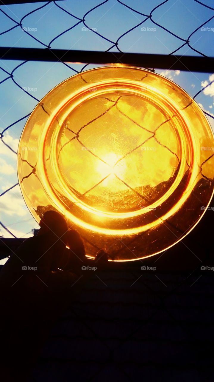 when a plate meets sunlight