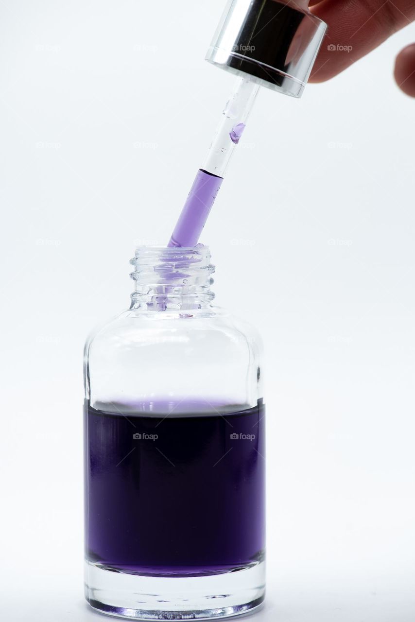 A drop of purple potion
