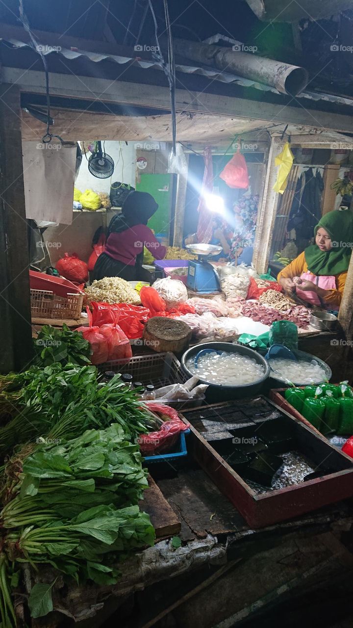 Night Market from Bandar Lampung City, Lampung Sumatra, Indonesia