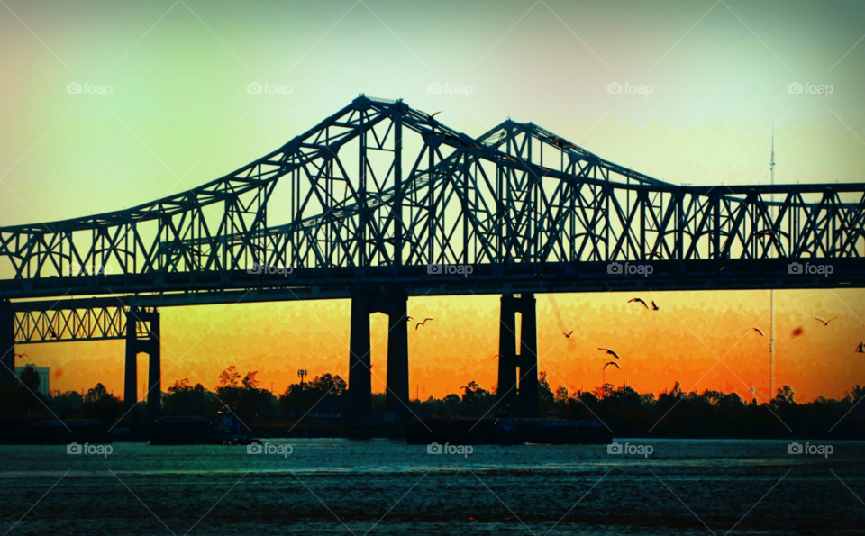 baton rouge bridge bridge at sunset mississippi river bridge by lightanddrawing