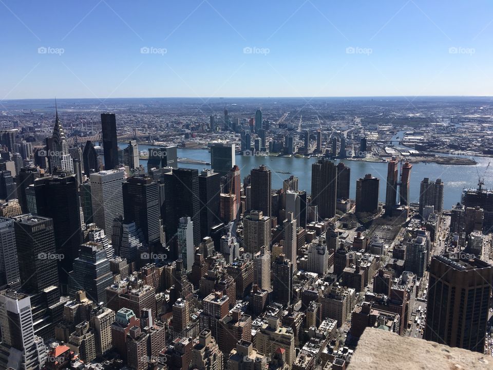 Manhattan up high. 