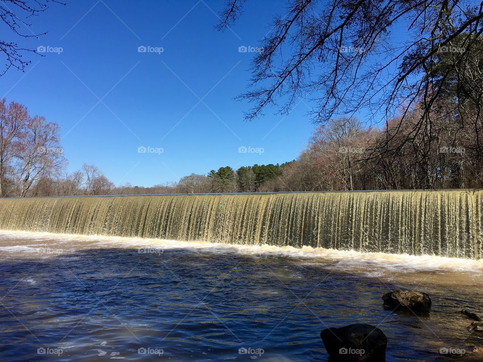 Roadside waterfall 