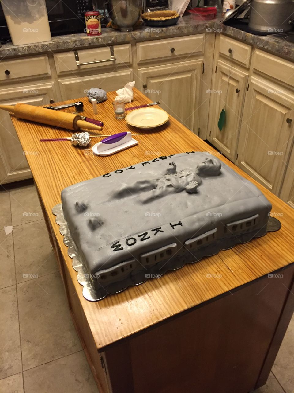 Han Solo Carbonite Cake