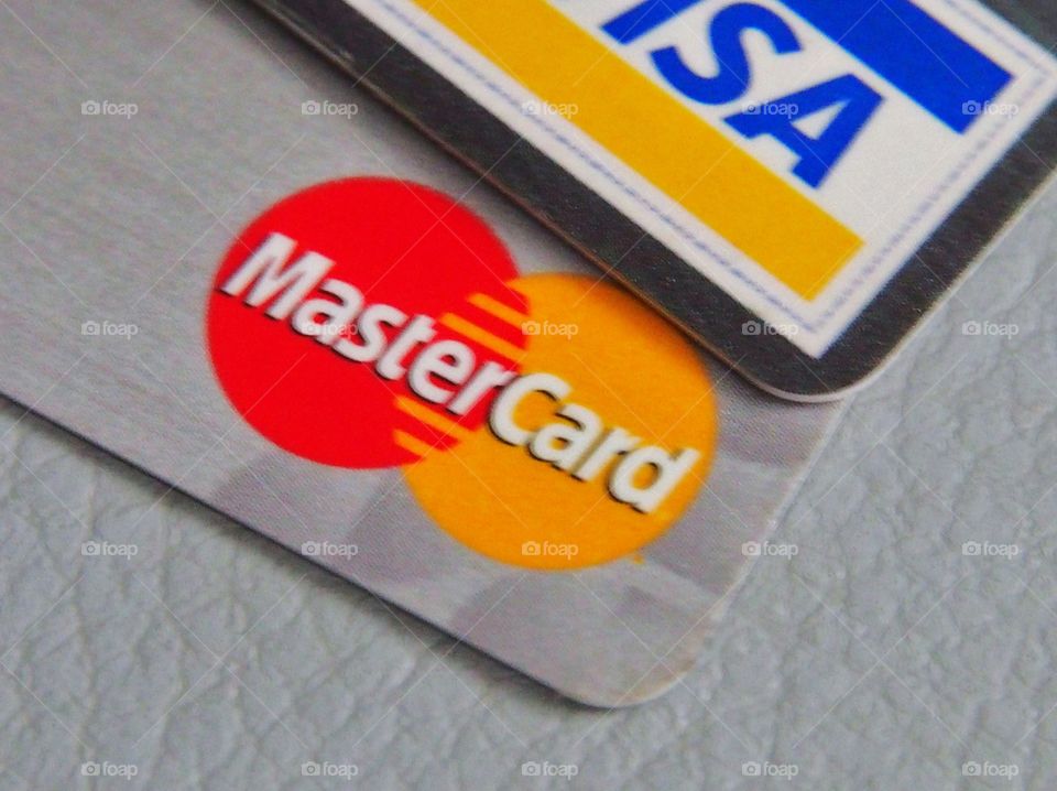 Close up of credit card