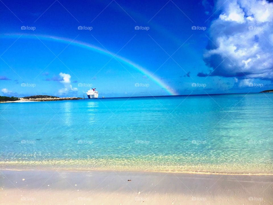 Rainbow at the Bahamas 
