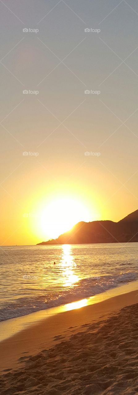 sunset in Alanya