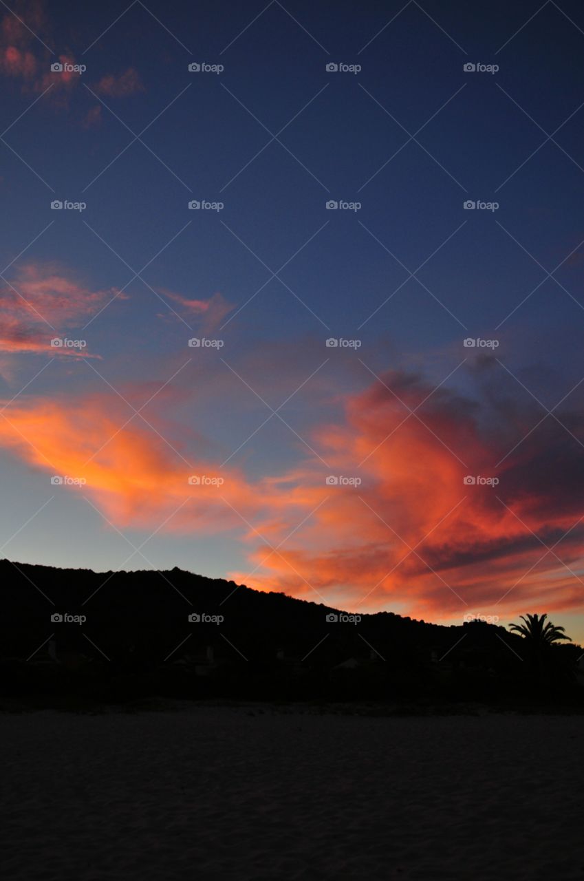 Sunset on Sardinia 