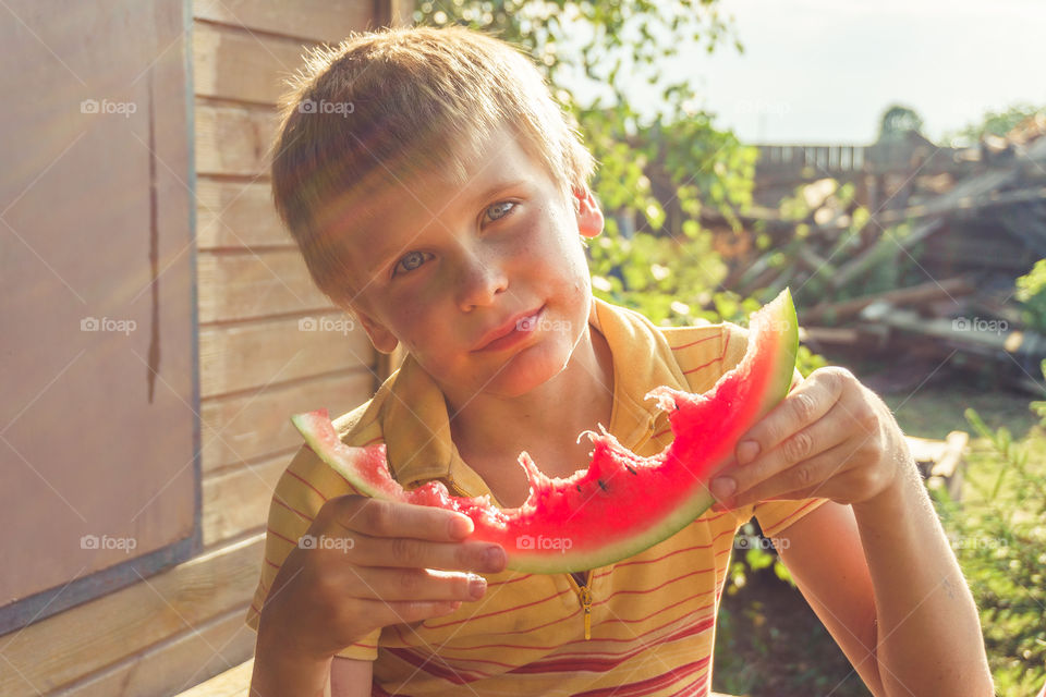 Watermelon smile